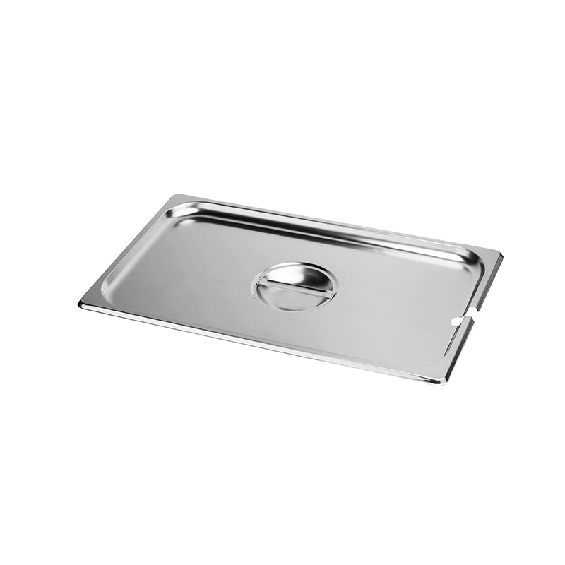 GASTRONORME PAN - S/S - 1/3 - Notched Lid Kitchen Knock