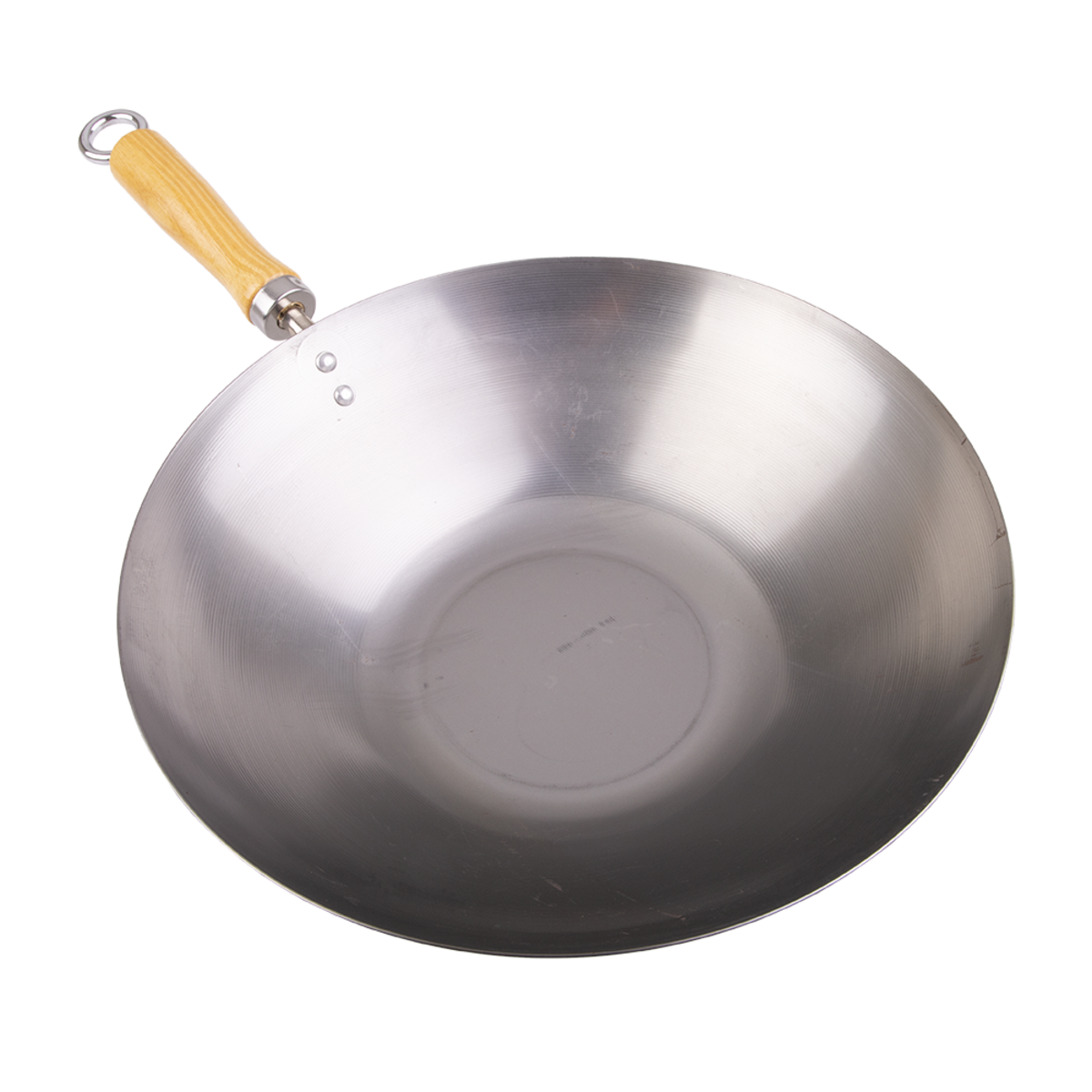 1126 CARBON STEEL STIR FRY PAN 30 Donaldson