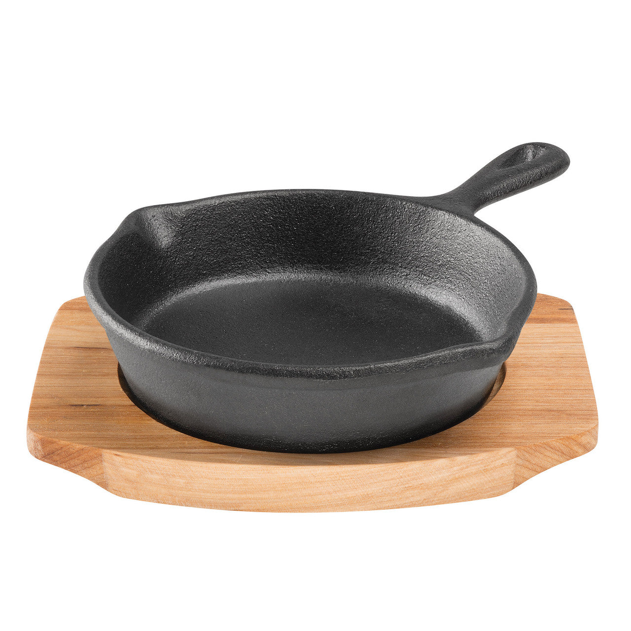 Skillet 10cm with Maple Tray Sheldon and Hammond