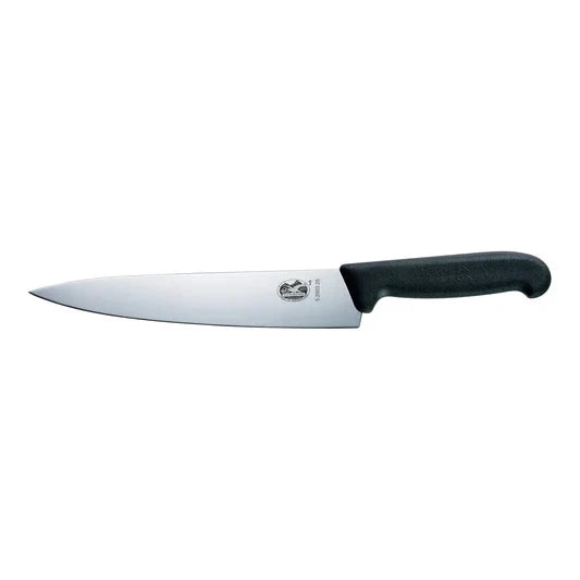 Cooks - Carving Knife, Straight Edge 25cm - Black Sheldon and Hammond