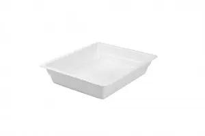 Melamine Food Pan-1/2 Size, 65Mm, White Trenton