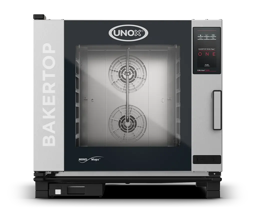 Unox BAKERTOP MIND.Maps ONE – 600x400 Electric Combi Oven Steamer (4, 6 or 10 Tray) Unox
