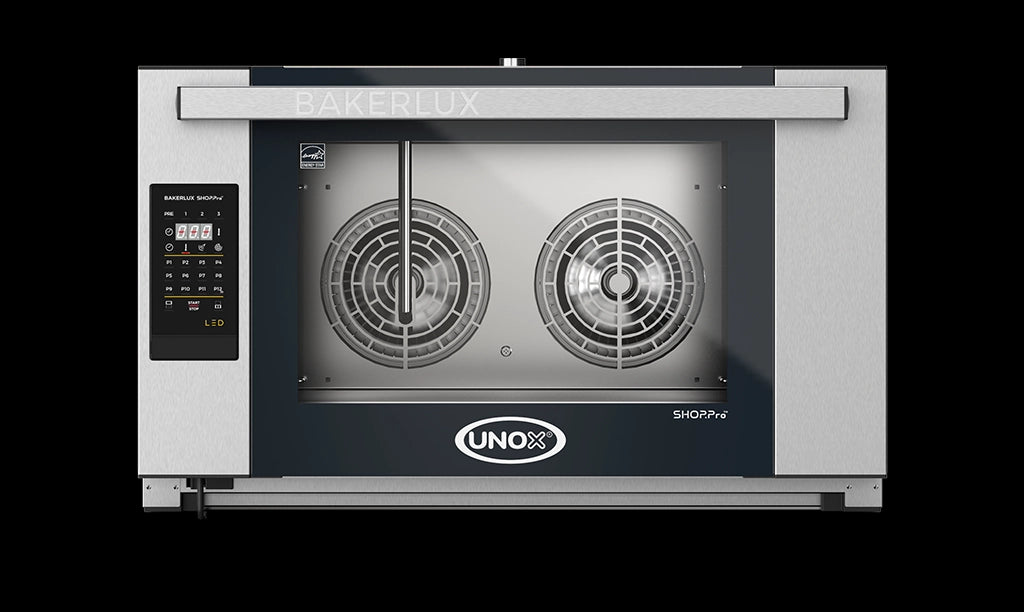 Unox XEFT-04EU-ELDV BAKERLUX SHOP.Pro LED Rosella.Matic 4 Trays 600x400 Electric Convection Oven Drop Down Door