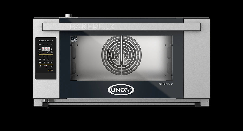Unox XEFT-04EU-ELDV BAKERLUX SHOP.Pro LED Rosella.Matic 4 Trays 600x400 Electric Convection Oven Drop Down Door