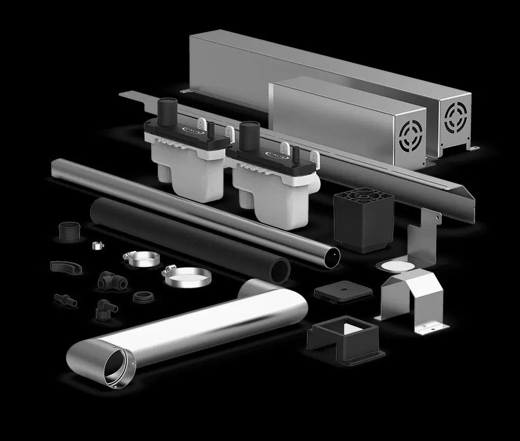 Unox XEVQC-0711-G Double Stack Installation Kit GAS XEVC-0711 Unox