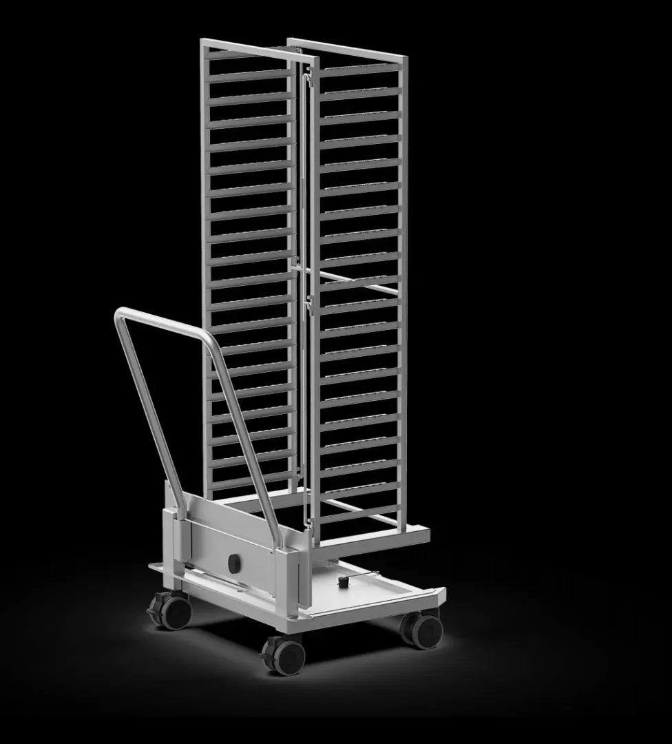 Unox XEVTL-2011 Trolley Compatible with: XEVL-2011-YP*S/ XEVL-2011-GP*S Capacity: 20 GN 1/1 Unox