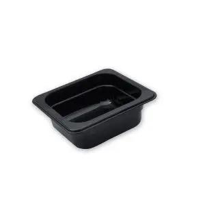 Polycarb. Food Pan-1/6 Size, 100Mm Black Trenton
