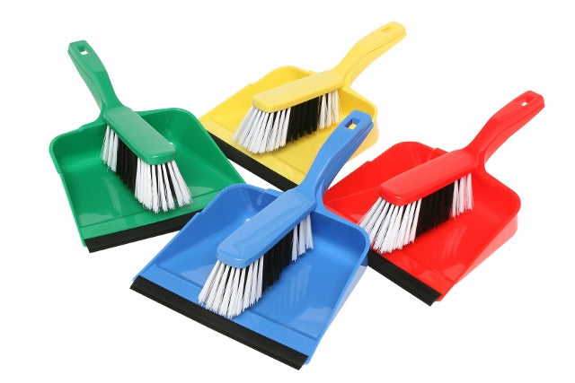 DUST PAN & BRUSH - BLUE