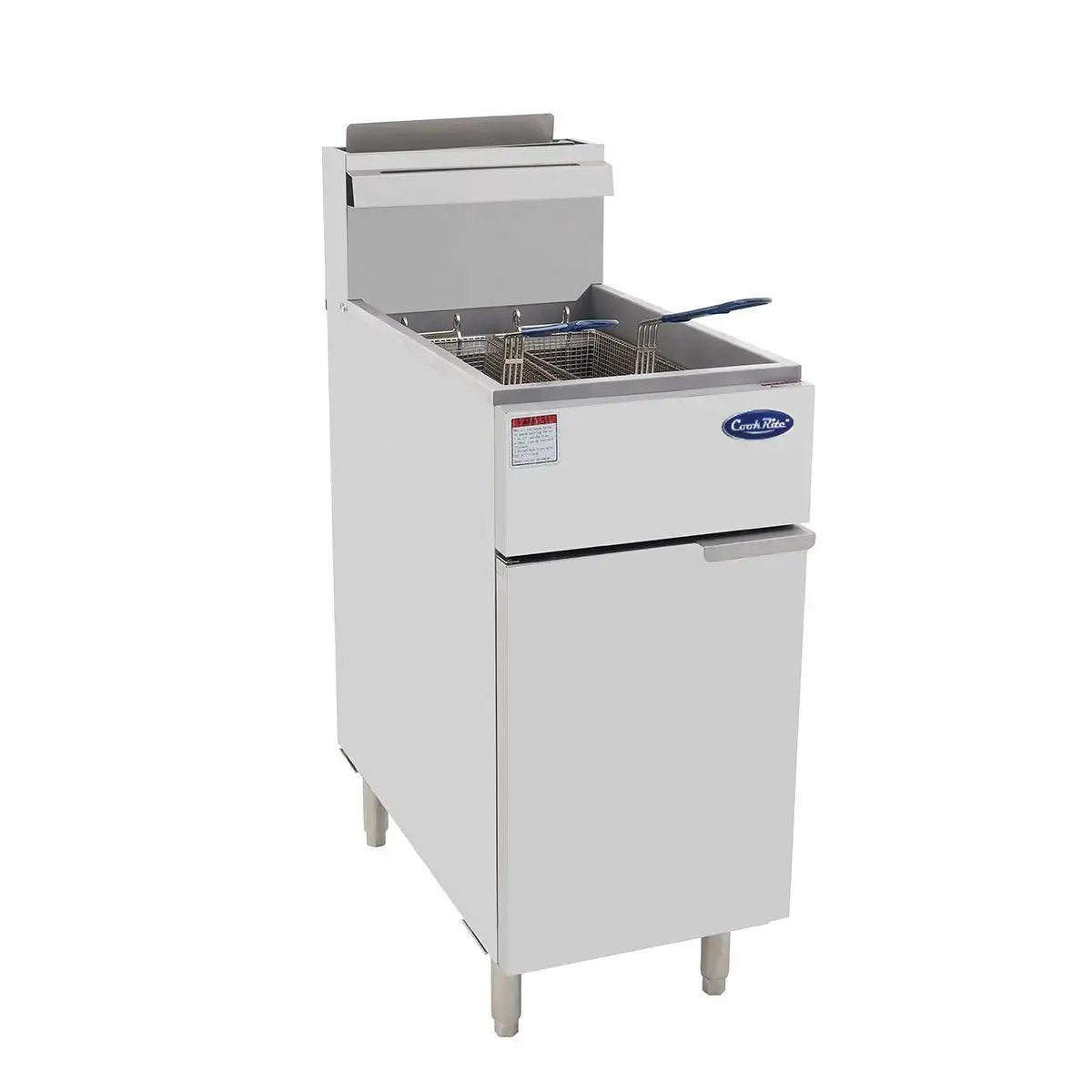 Product image of CookRite ATFS-40-LPG 3 Tubes Gas Deep Fryer W395 X D765 X H1128 Lpg
