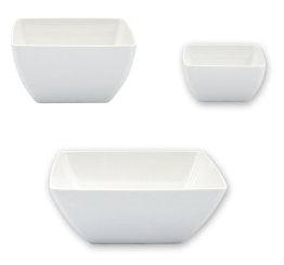 Melamine Square Bowl -270X270X105Mm, White