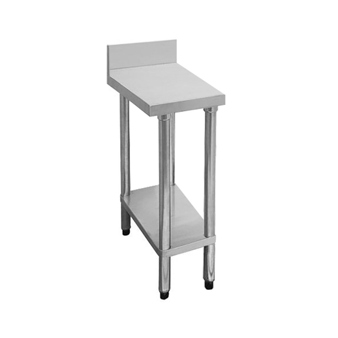 2NDs: Modular System Economic 304 Grade Stainless Steel Table with splashback - 0300-7-WBB-QLD346 FED