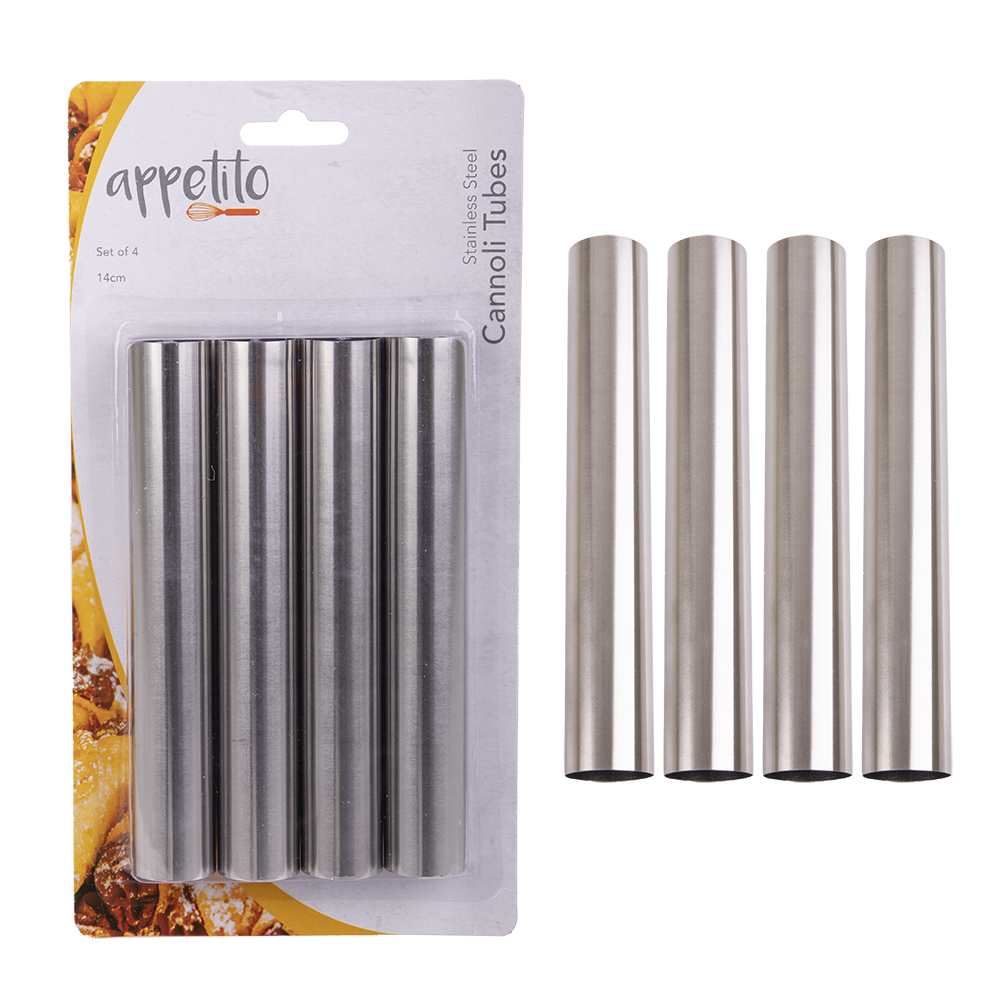 NS CANNOLI TUBES SET/4