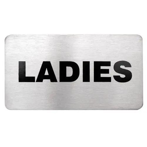 Wall Sign- A. Ladies 18/10 110X60Mm Trenton