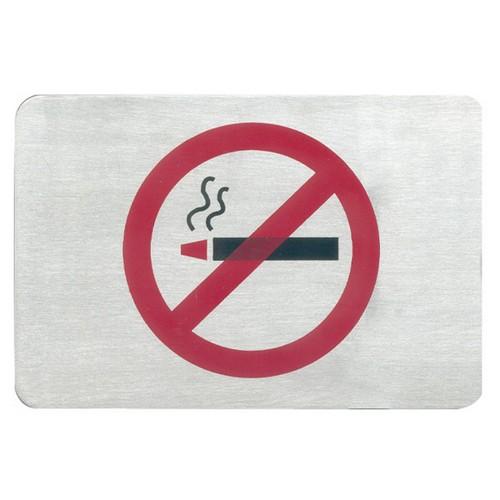 Wall Sign- D. No Smoking Symbol 18/10 120X80Mm