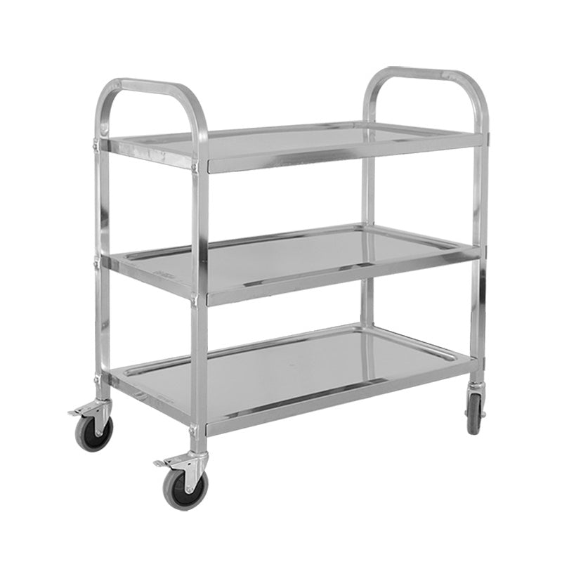 Serving Trolley - S/S - Medium - 850x450x900mm - 338755 Kitchen Knock