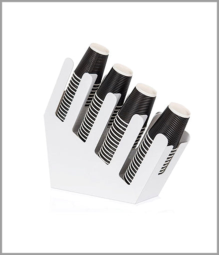 Cup Holder - PolyCarbonate - White - 415x350x105mm Kitchen Knock