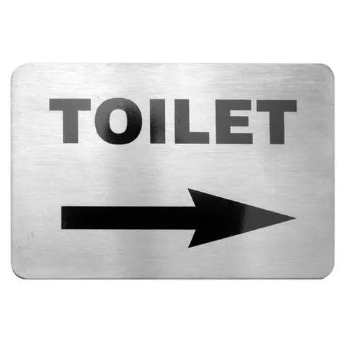 Wall Sign- F. Toilet -Right 18/10 120X80Mm Trenton