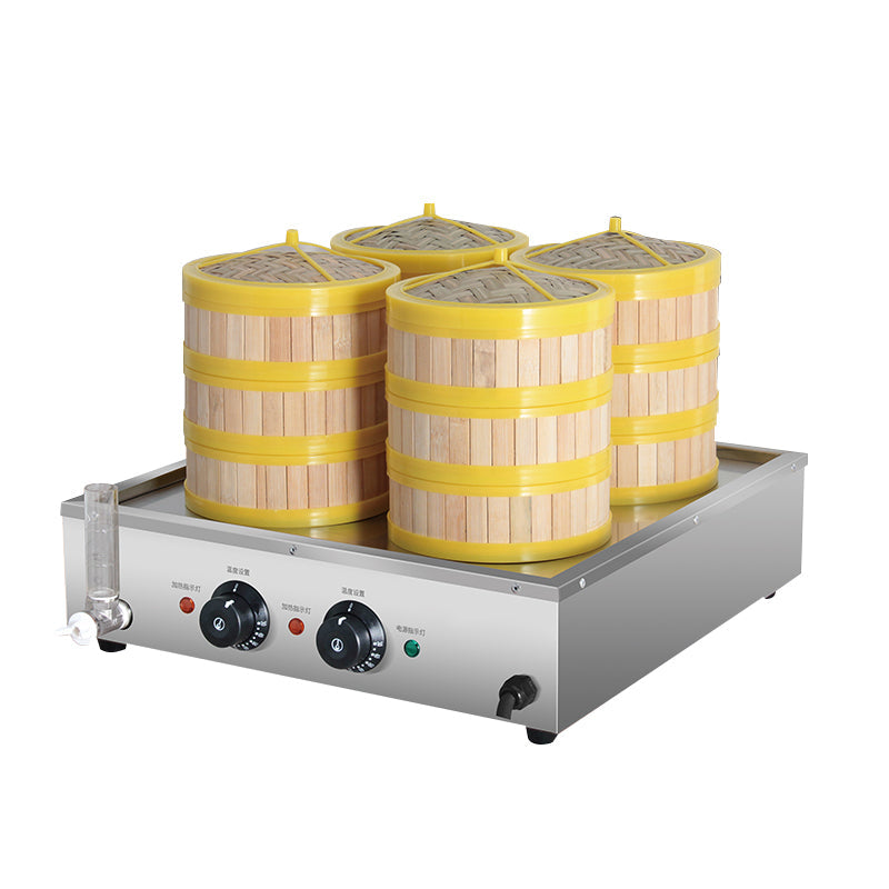 Electric four Head Steamer - 3KW Kitchen Knock