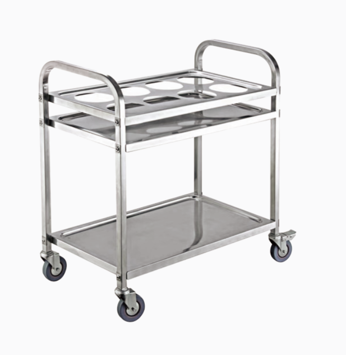 Serving Trolley - S/S - Medium - 850x450x900mm - 402956 Kitchen Knock