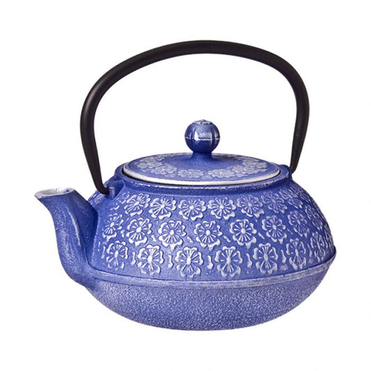 Cast Iron Teapot 900Ml - Cherry Blossom Purple