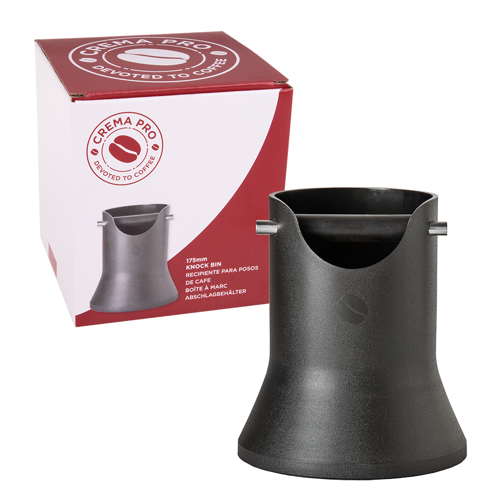 BLACK KNOCK BIN 175MM