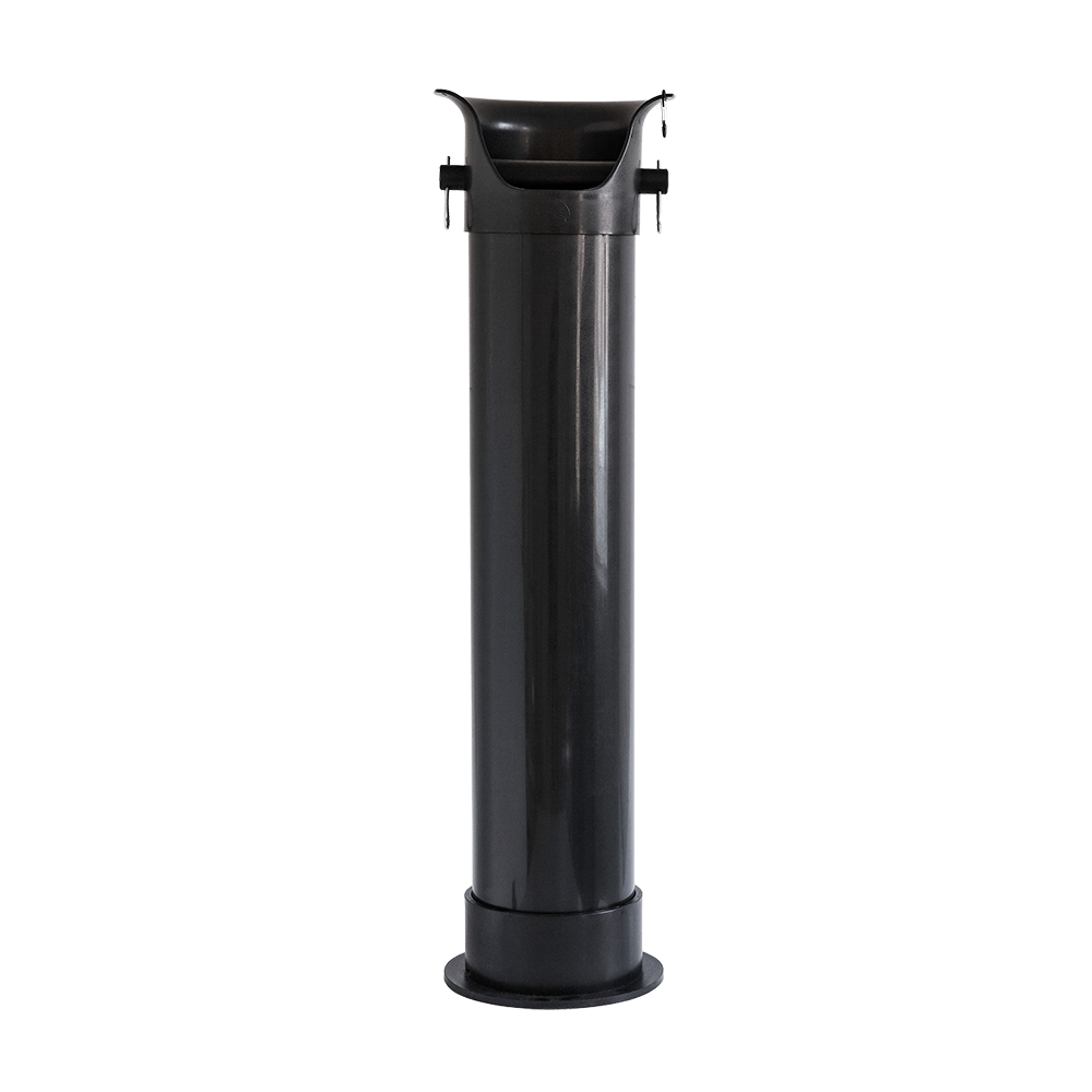 BLACK KNOCK BIN 860MM