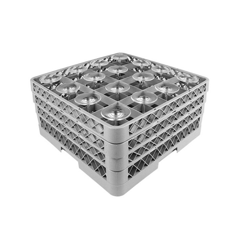 Warewasher Rack - 2en Level Open Cup - 16 Extender - af11004 Kitchen Knock