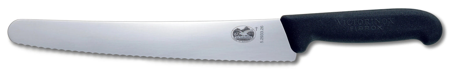 Pastry Knife, Wavy Edge 26cm - Black Sheldon and Hammond