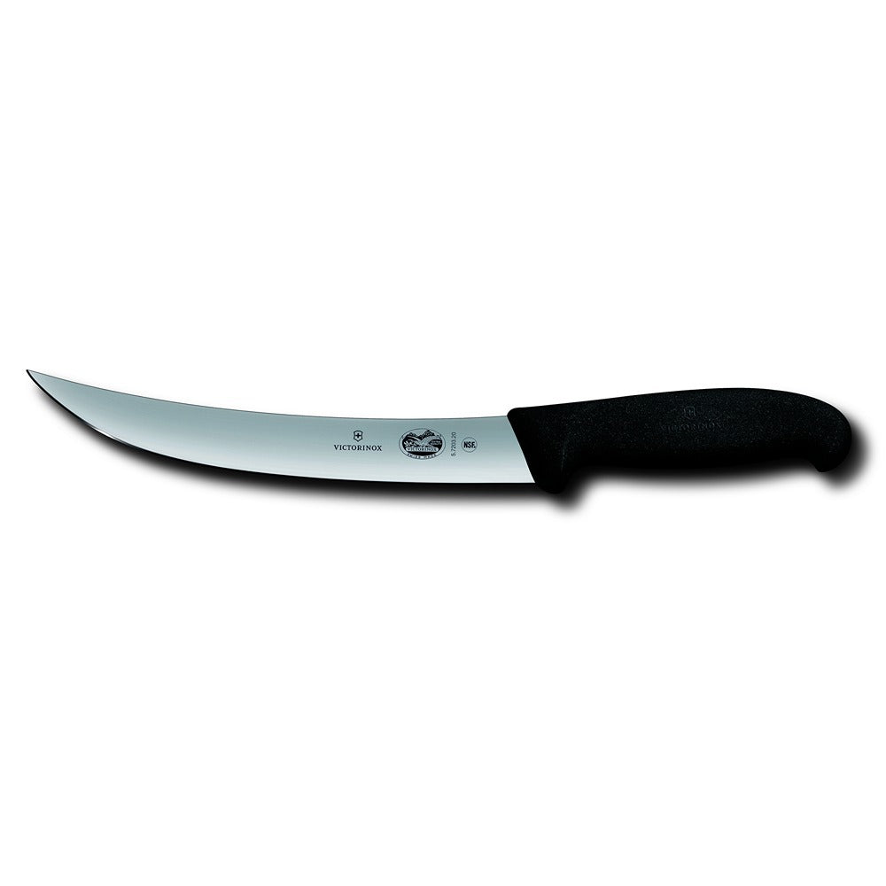 Breaking Knife, Curved Narrow 25cm - Black
