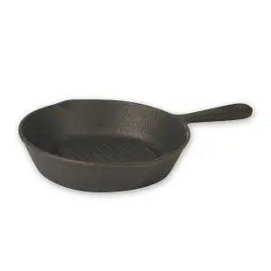 Cast Skillet -Round Ribbed Trenton