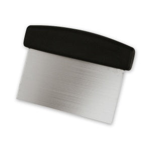 DOUGH SCRAPER-S/S-BLACK 149x75mm