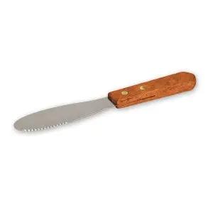 BUTTER SPREADER-S/S-TIMBER 35x105mm Trenton