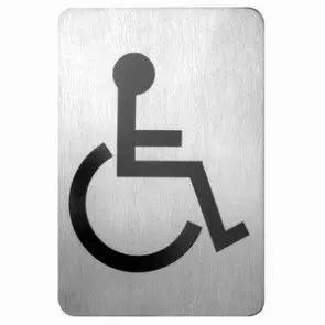 Wall Sign- C. Disabled Symbol -18/10 130Sq Trenton