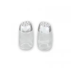 Salt & Pepper Shaker -Glass-Slant Top Trenton