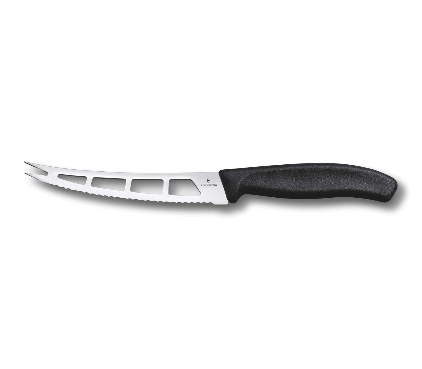 Butter & Cream Cheese Knife, Wavy Edge 13cm - Black Sheldon and Hammond