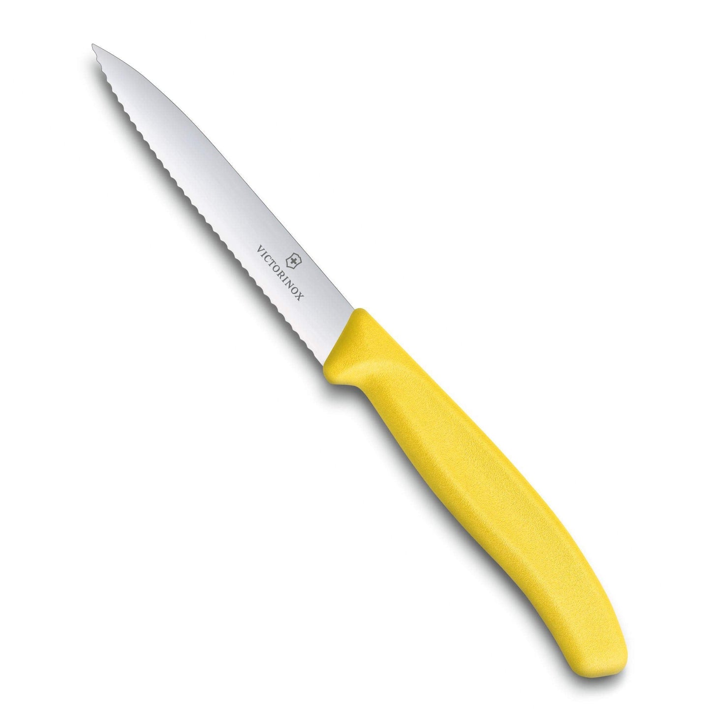 Paring Knife, Wavy Edge 10cm - Yellow Sheldon and Hammond