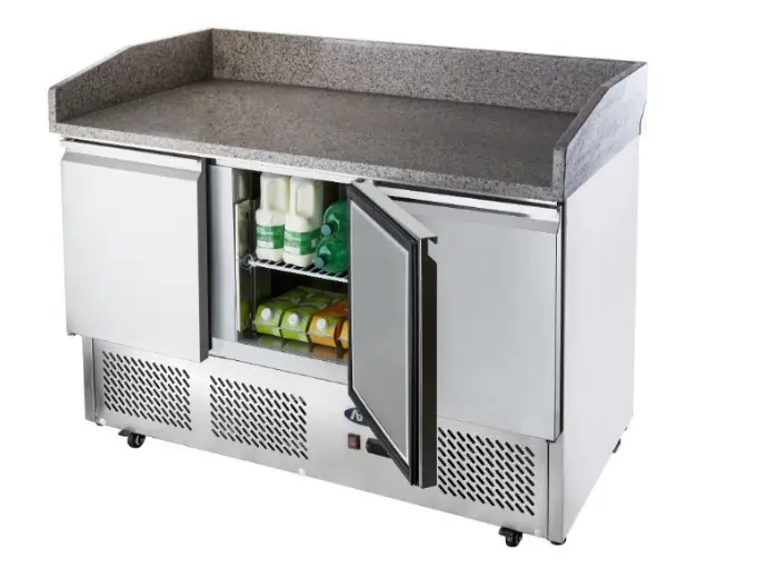 Product image of Atosa ESL3852 3 Doors Pizza Table Fridge 1365 mm