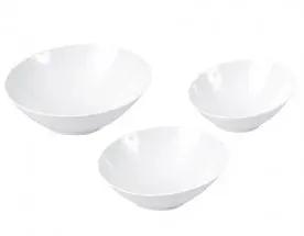 Melamine Slant Bowl-350Mm Dia, White Trenton