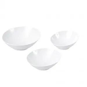 Melamine Slant Bowl-210Mm Dia, White Trenton