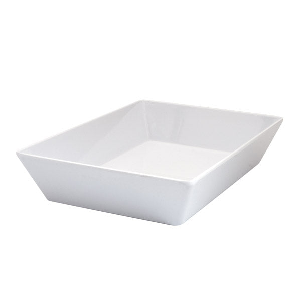 Melamine Deep Dish-350X250X70Mm, White