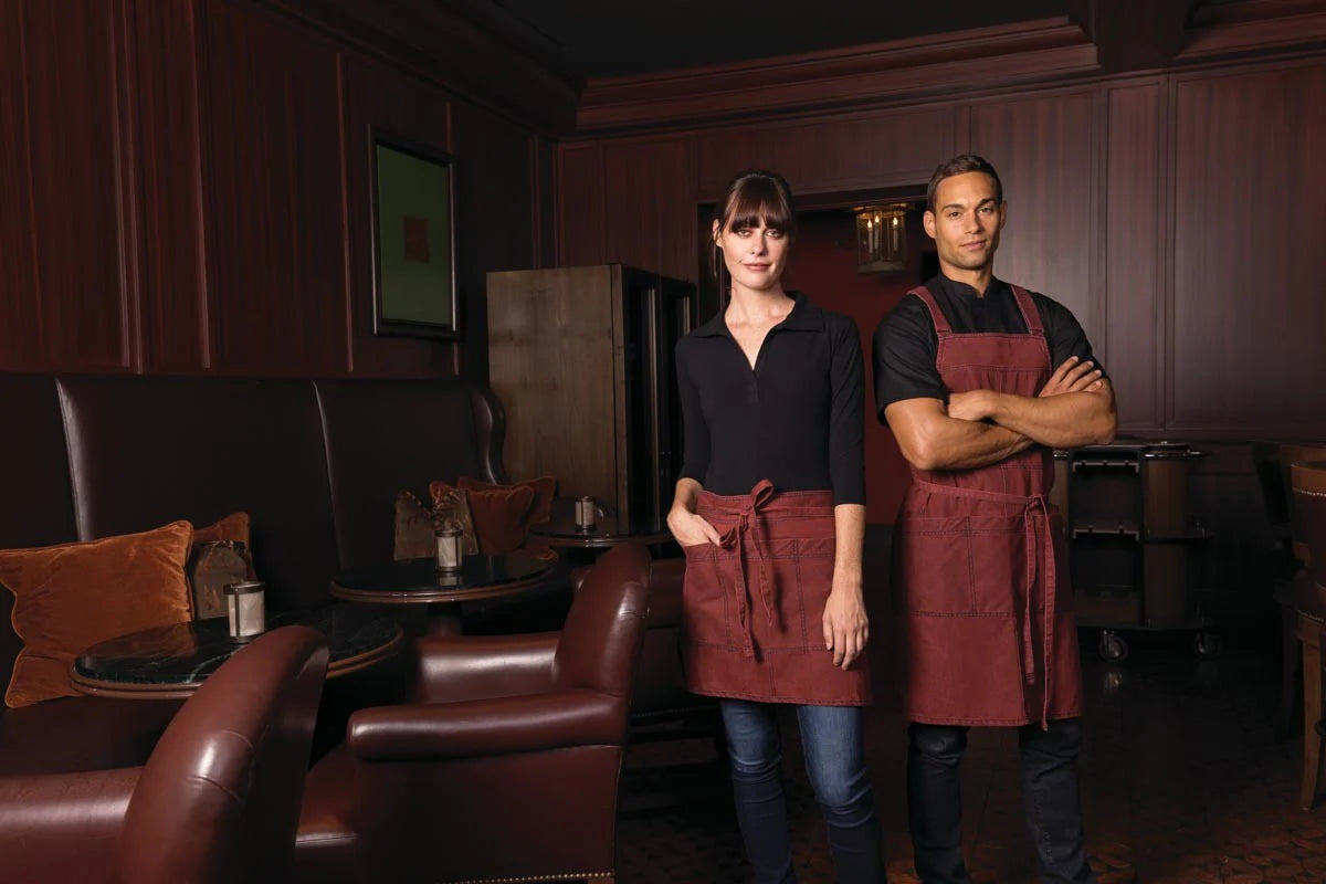 Uptown Cross-Back Bib Apron Bib