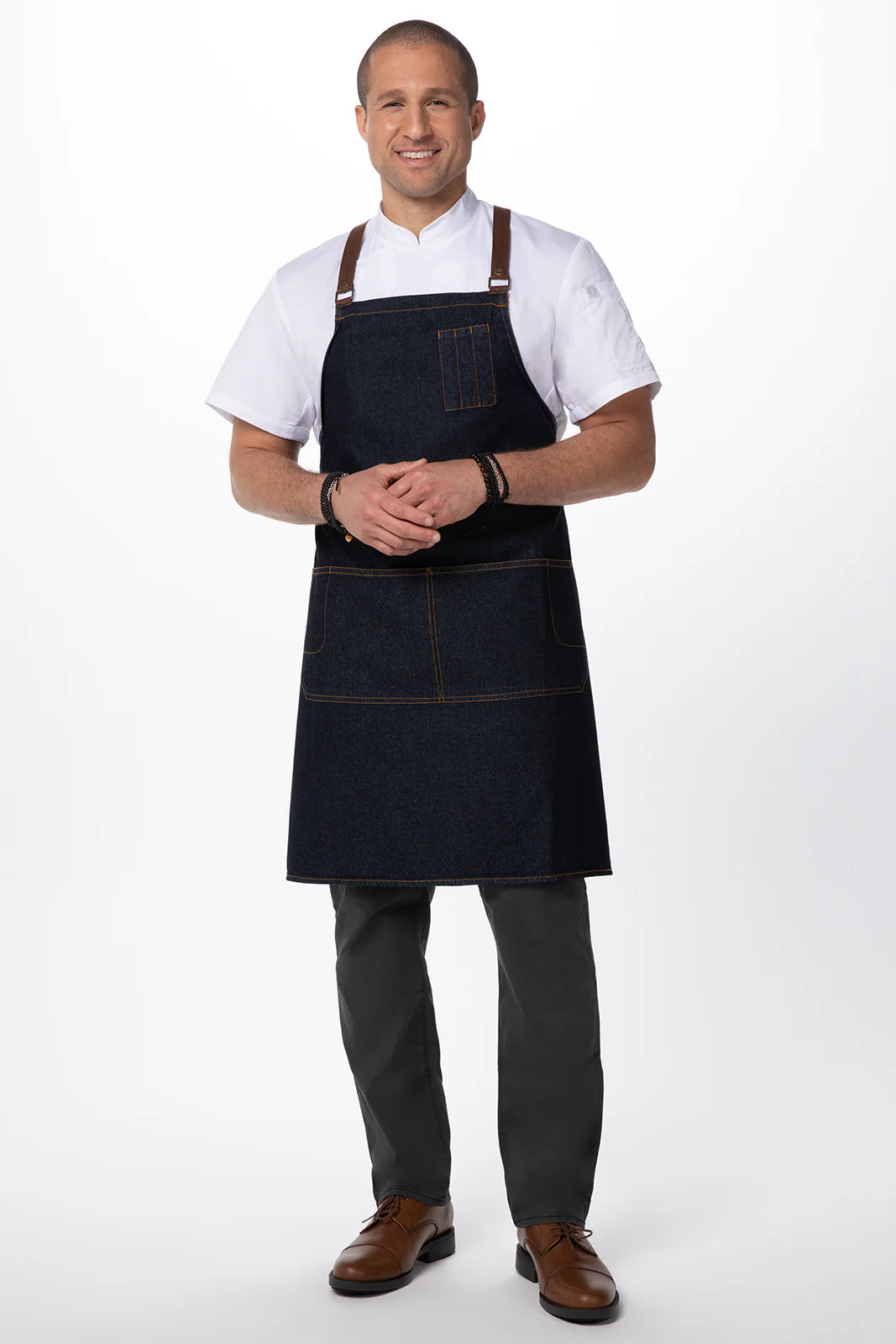 Memphis Denim Cross Back Apron Cross Back