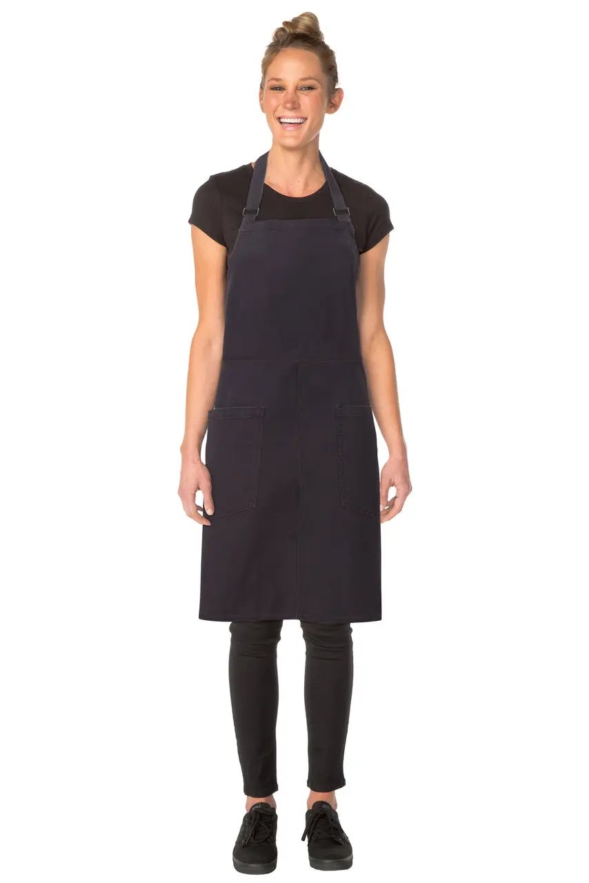 Rockford Steel Grey Cross Back Apron Chef Works