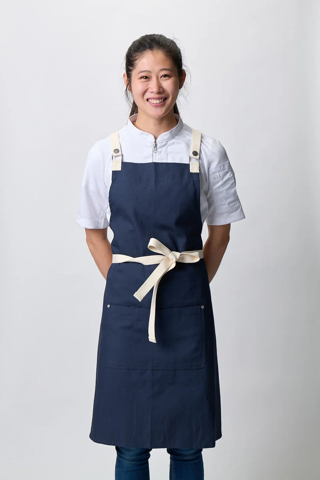Byron Cross-Back Apron Cross Back