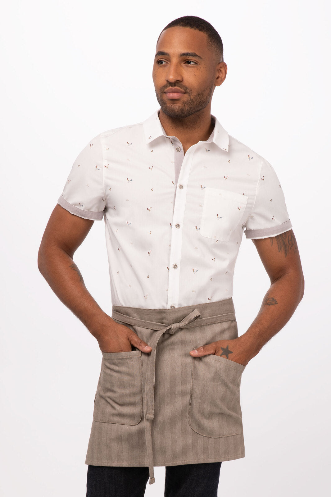 Seattle Half Bistro Apron - 1/2