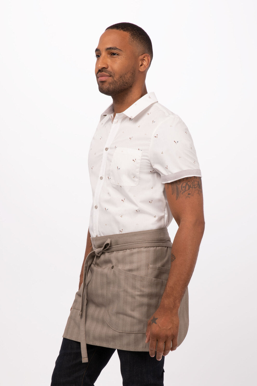 Seattle Half Bistro Apron - 1/2