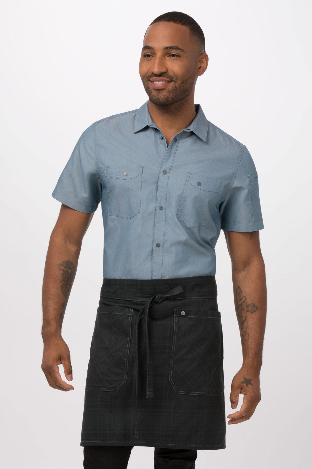 Olympia Half Bistro Apron - 1/2