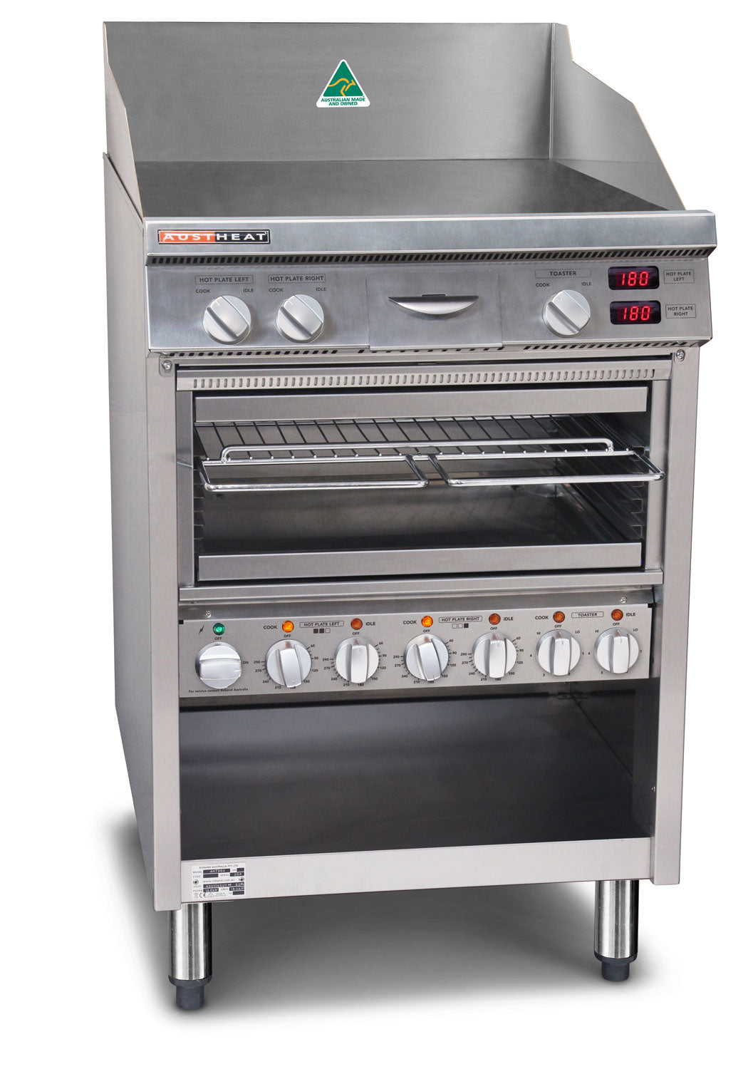 Austheat Freestanding Hotplate/Grill - AHT860 Roband