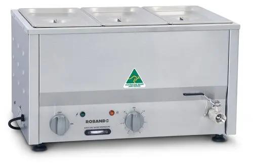 Roband Bain Marie C/W 3Xz13100 & Lids Roband