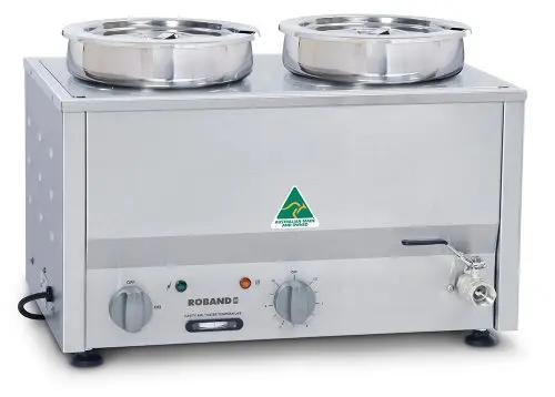 Roband Bain Marie C/W 2Xz1017 & Lids Roband